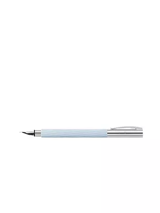 FABER-CASTELL | Füllhalter AMBITION ITALIC ICE BLUE F | 